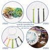 (US Only)40Pcs Acrylic Cross Stitch Threading Board Floss Bobbins for Cross Cotton (1)