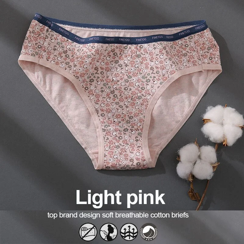 1/2PCS Cotton Underwear Women Panties Patchwork Design Female Lingerie Underpants Girls Pantys Sexy Briefs Intimates for Woman