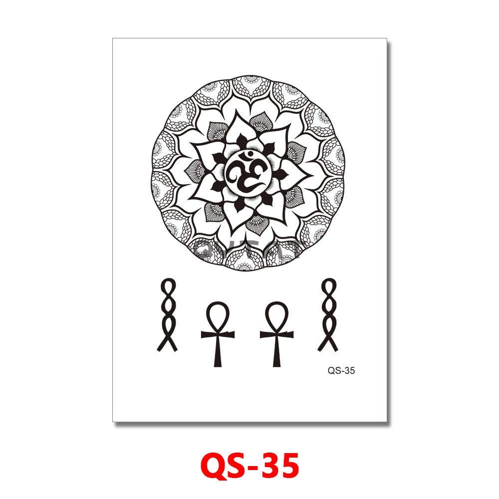 Waterproof Temporary Tattoo Femme Sticker Folower Rose Letter Fake Tatto Hand Back Tatoo Stickers Women Men Body Art Ogreish