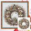 Wreath-14CT Counted Cross Stitch Kit(40x40cm)