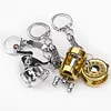 1pc Alloy Fishing Reel Drum Pendant Keychain Fishing Wheel Pendant Angler Gift