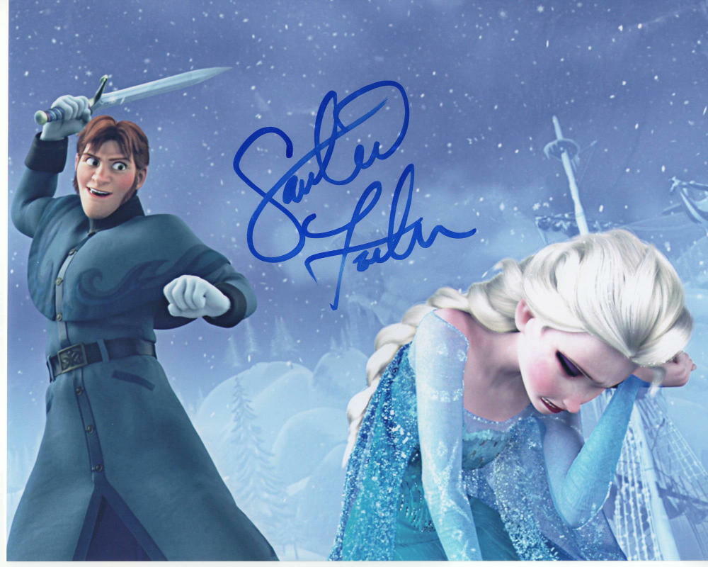 SANTINO FONTANA SIGNED AUTOGRAPHED 8X10 Photo Poster painting - FROZEN PRINCE HANS, ELSA, 2