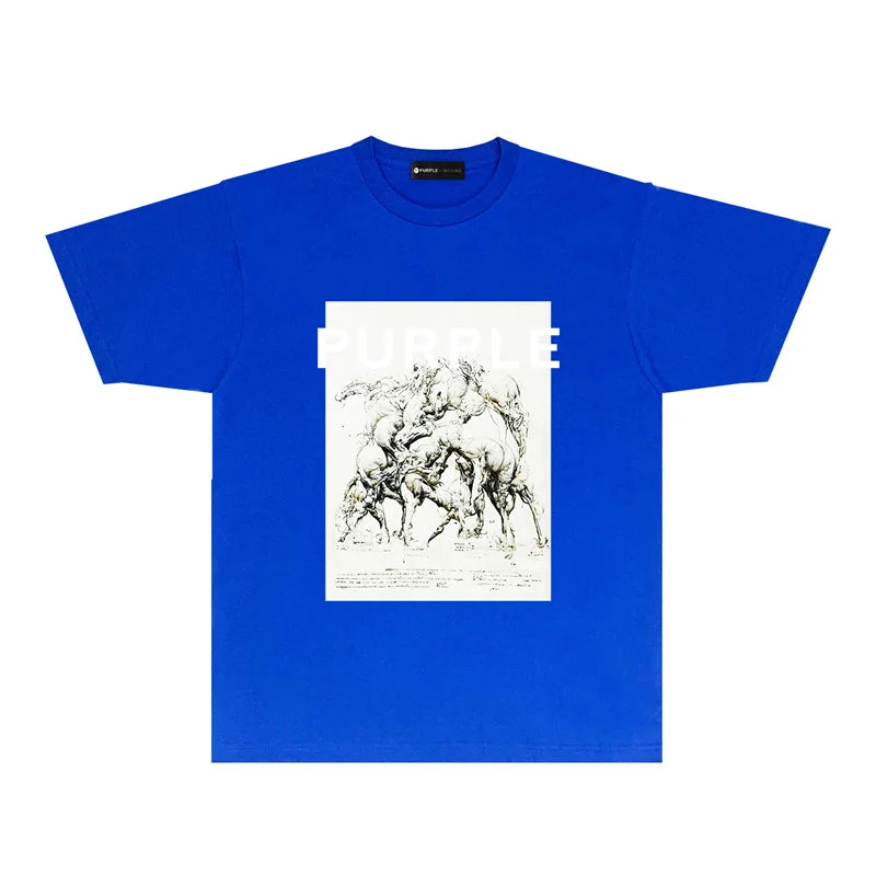 Purple fashion T-shirt