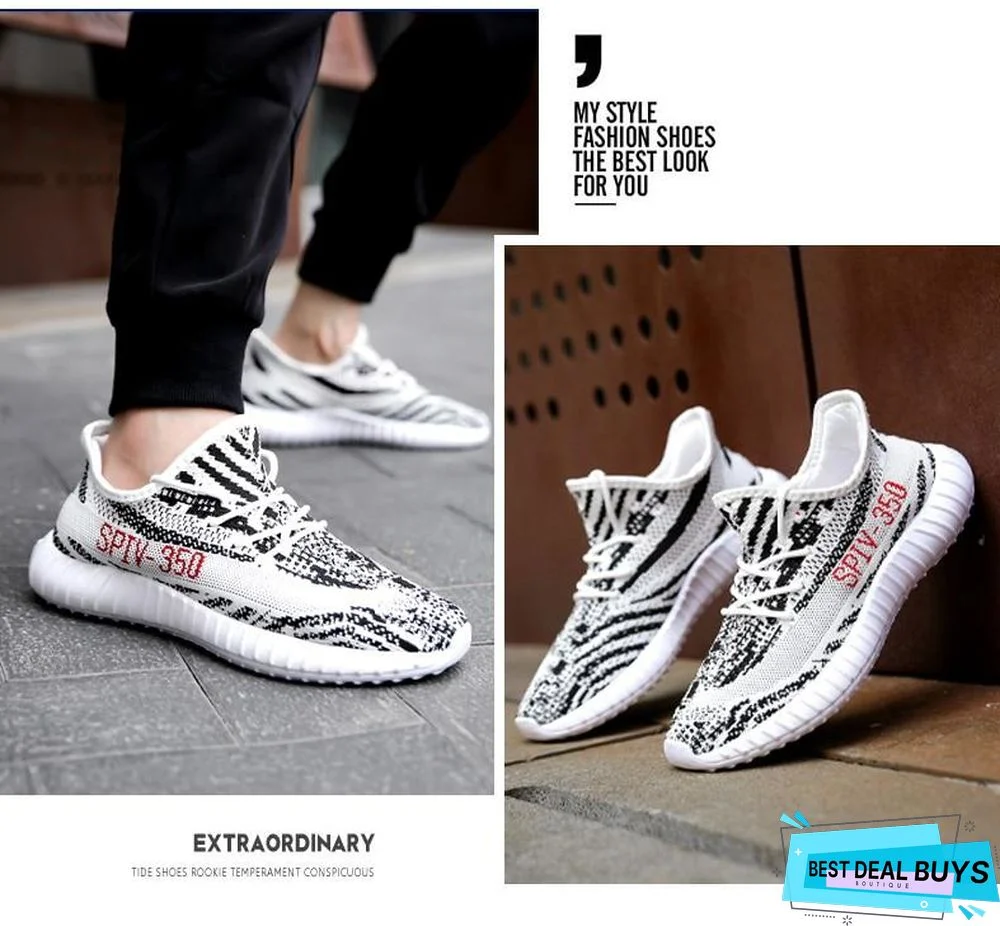 Men Vulcanized Light Weight Breathable Sneakers Fashion Lace-Up Unisex Sports Shoes