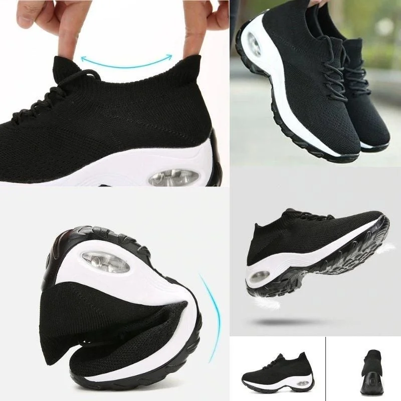 Fortuna Lace Up Running Shoes Platform Sneakers