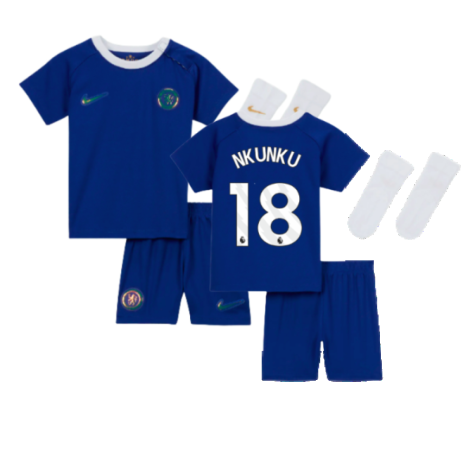 Maillot Chelsea Enfant Christopher Nkunku 18 Domicile 2023/2024