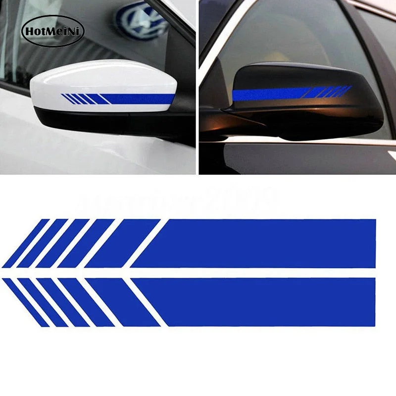 Car Rearview Side Mirror Stripes Decal