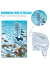 Swimming Pool Cleaner Zipper Filter Bag for Polaris 280 480 Filter Parts