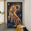 Golden Cosmic Tiger-11CT Stamped Cross Stitch 40*70cm(Big Size) tapestrymarket