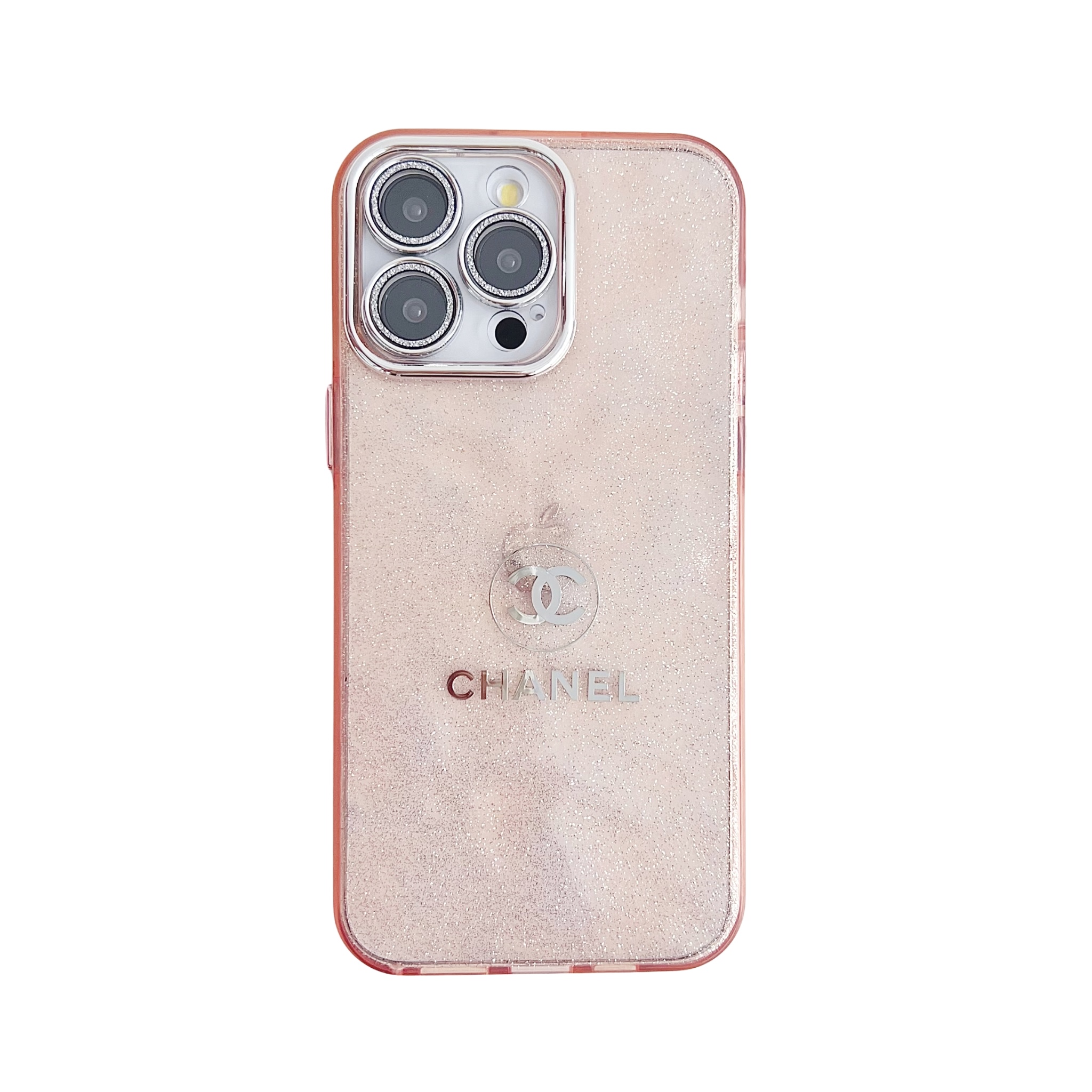 Chanel Exquisite Electroplated Glitter Transparent TPU Apple iPhone Case