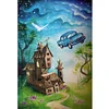 (Big Size)Fairy Tale House - 11CT Stamped Cross Stitch 50*70cm/19.69*27.56in