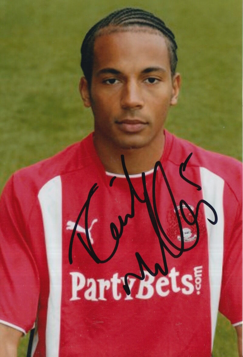 LEYTON ORIENT HAND SIGNED TAMIKA MKANDAWIRE 6X4 Photo Poster painting 1.