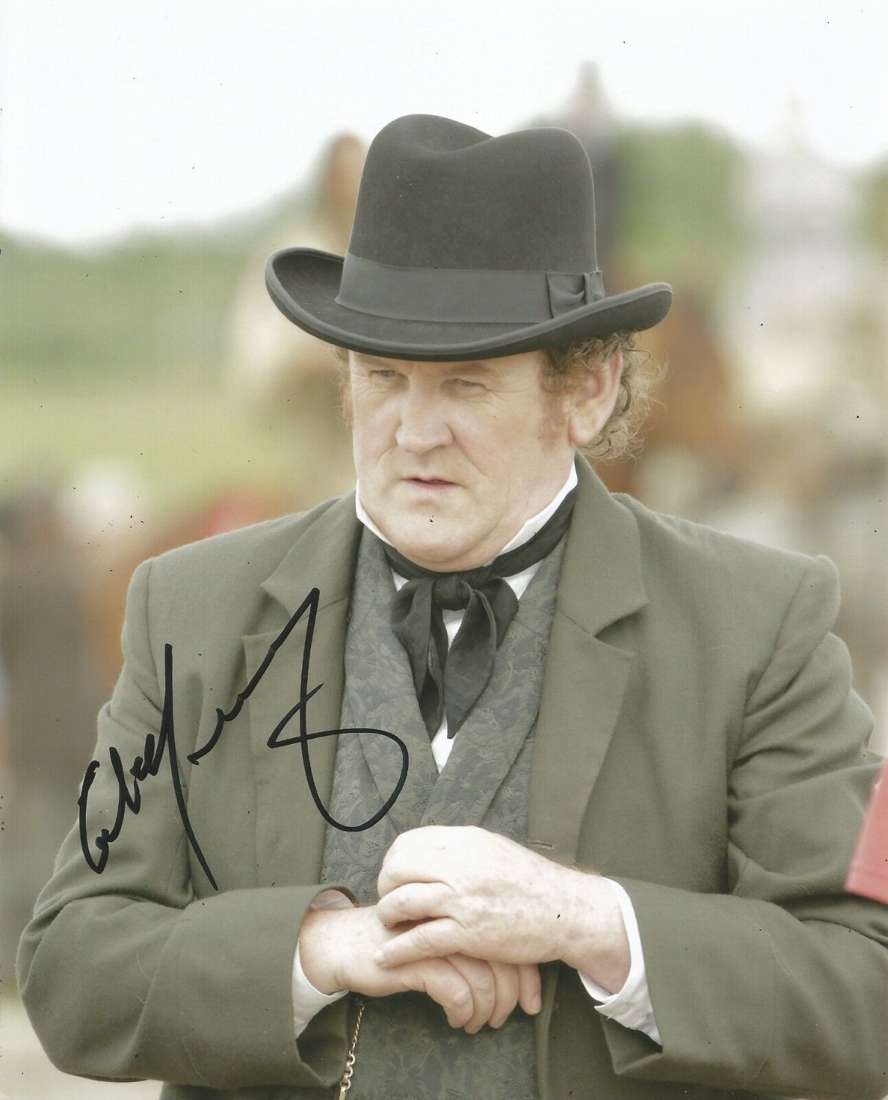 Colm Meaney Signed Hell On Wheels 10x8 Photo Poster painting AFTAL