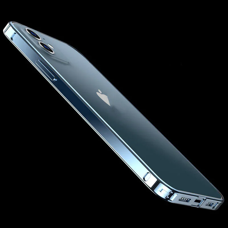 Metal Frame Apple Straight Edge Ultra-thin Protective Case