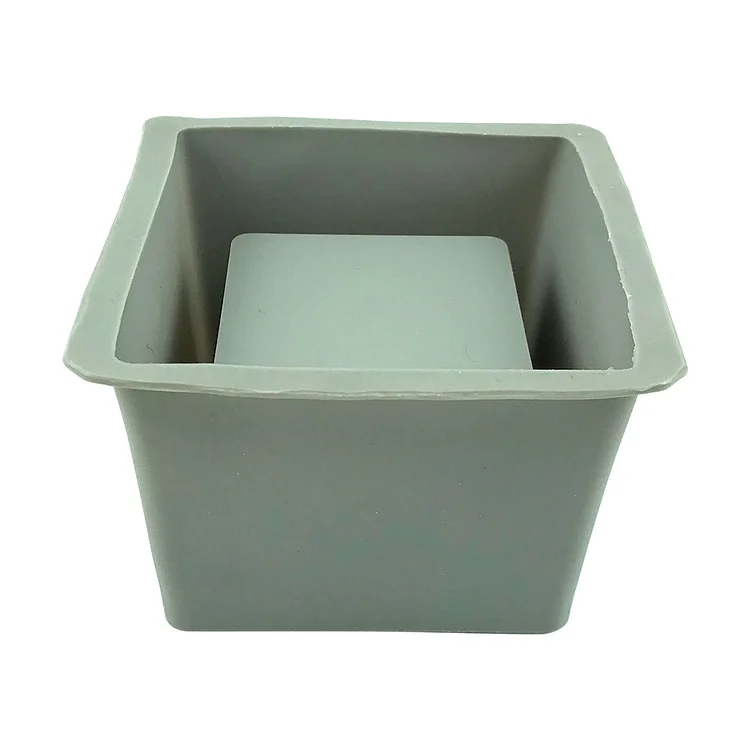 Silicone DIY Vase Mold Non-stick Flowerpot Mold for Home Office Table Decoration
