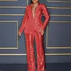 Women&lsquo;s Slim Glamorous Sequin Blazer & Pants Set