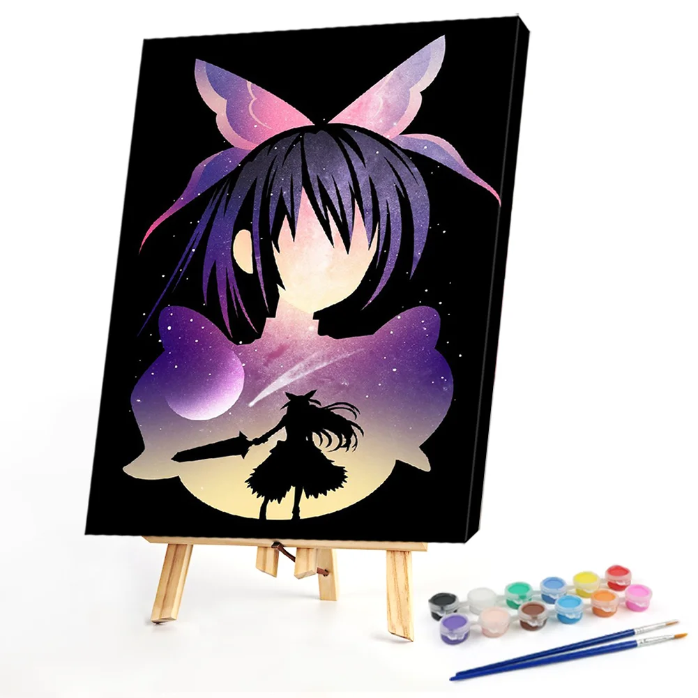 DIY Paint By Number 30*40cm - People Silhouette