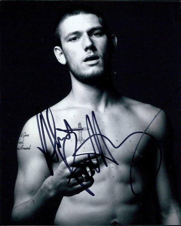 Alex Pettyfer in-person signed 8x10 Photo Poster painting