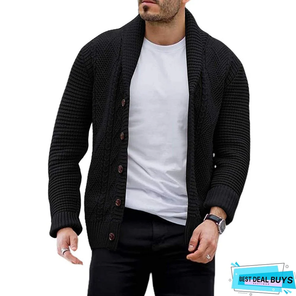 Men's Cardigan Single-Breasted Sweater Men's Wear