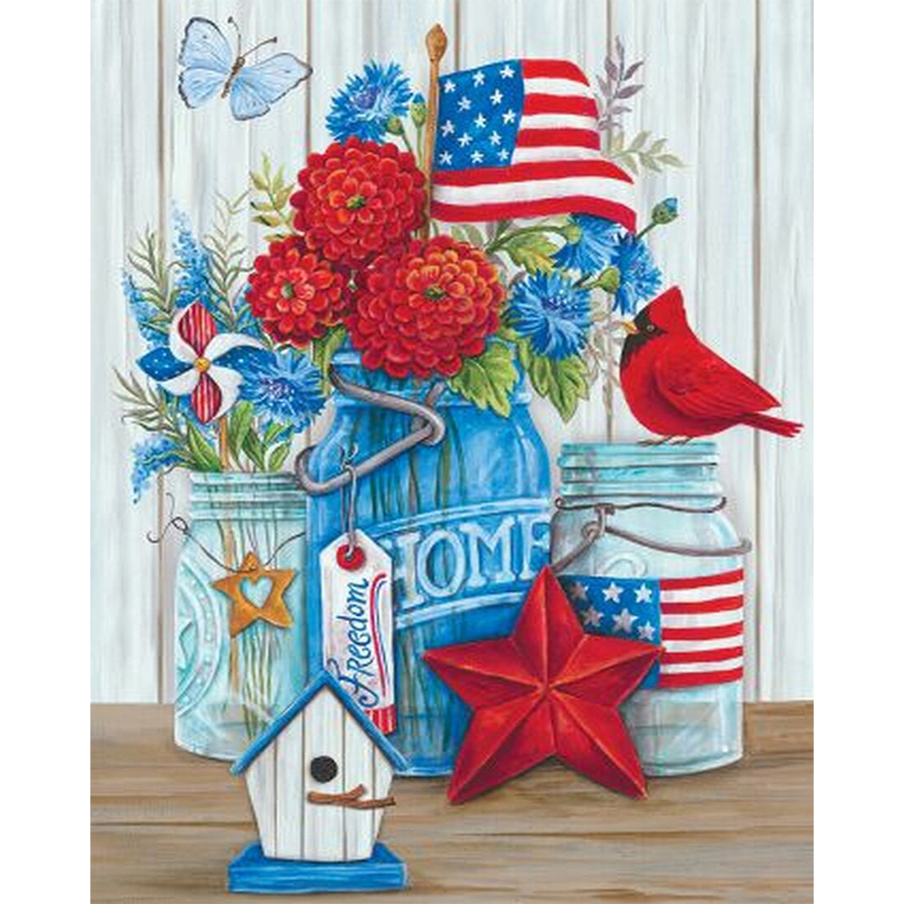 

40*50CM - Paint By Numbers - Independence Day, 501 Original