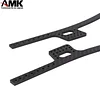 AMK 2Pcs DIY Upgrades Carbon Fiber Chassis Rails Cheater Rigs Frame Kit Adapt to 1/10 RC Crawler Racing Cars Body for Experts