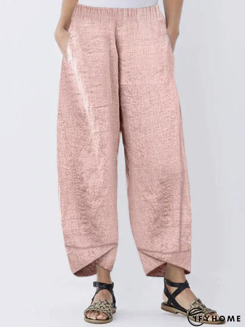 Casual Linen Loose Linen & Cotton Bottoms | IFYHOME