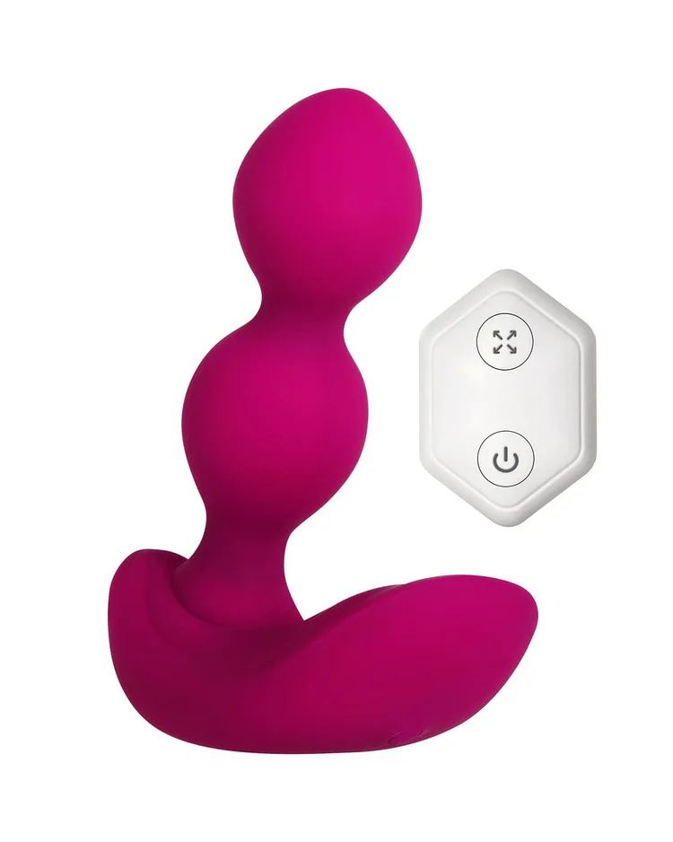 Pornhint Bubble Butt Inflatable Vibrating Butt Plug With Remote