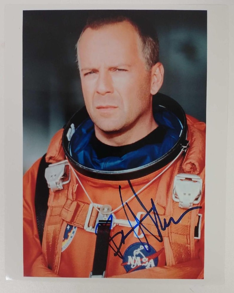 Bruce Willis Signed Autographed Armageddon