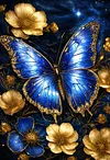 Luxury AB Velvet Diamond Painting Kit - Butterfly