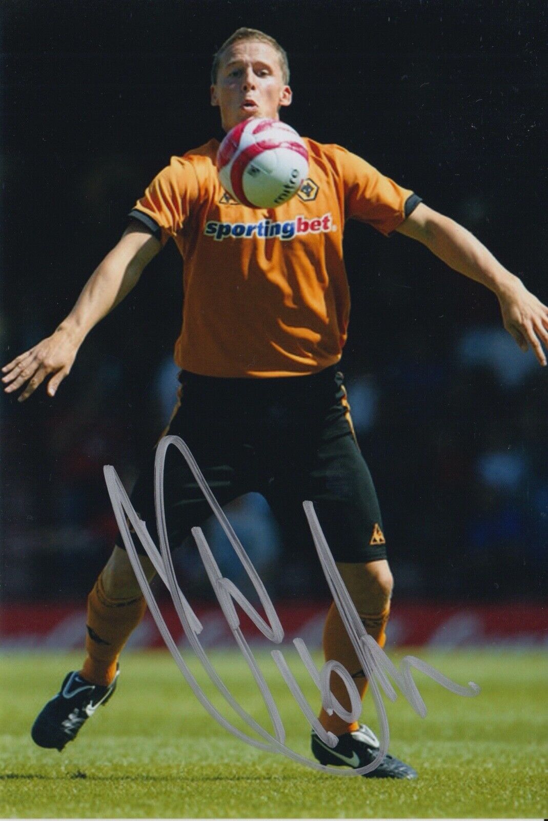 CHRISTOPHE BERRA HAND SIGNED 6X4 Photo Poster painting - FOOTBALL AUTOGRAPH - WOLVES.