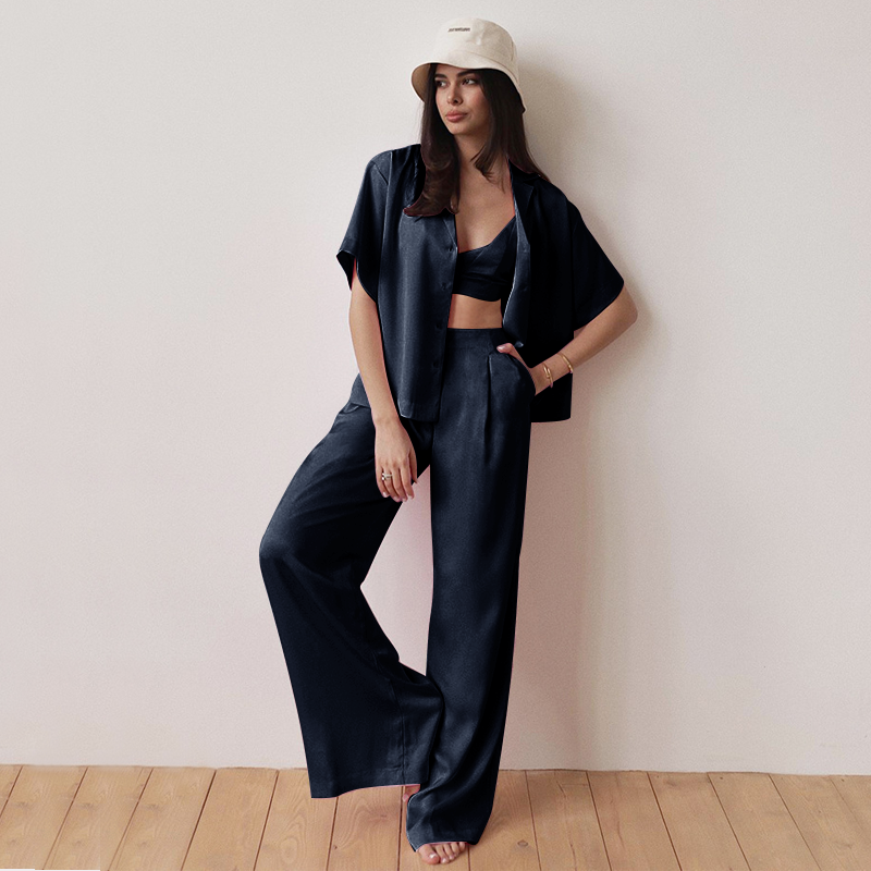 22 Momme Women's Two-piece Silk Pajamas Set REAL SILK LIFE