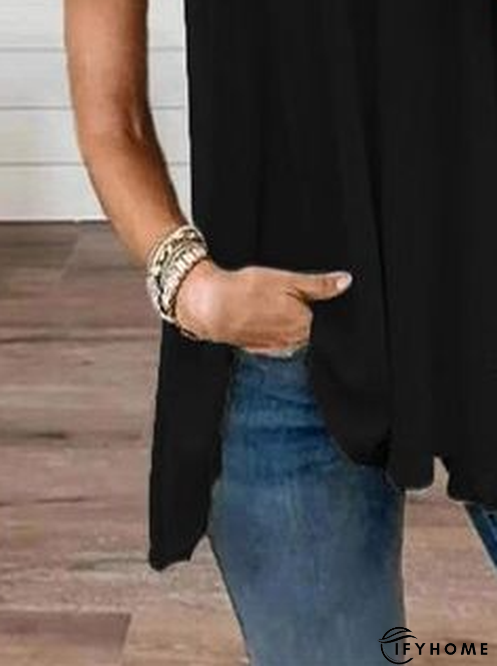 Boho Floral V Neck Short Sleeve Top | IFYHOME