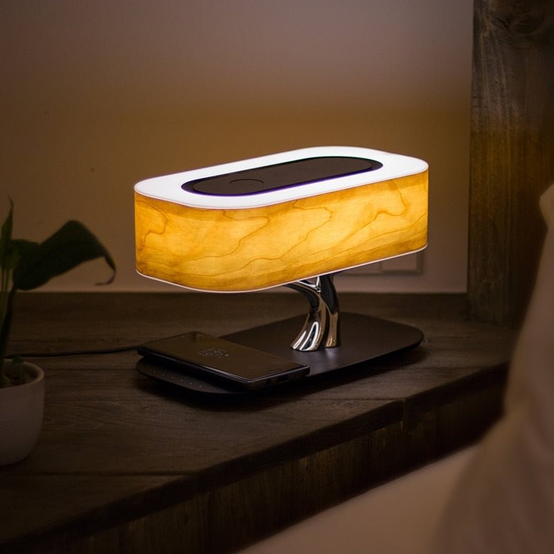 Modern Wood LED Table Lamp Design Villa Living Room Study Bedroom Bedside Table Light Dimmable Touch Office Desk Reading Light