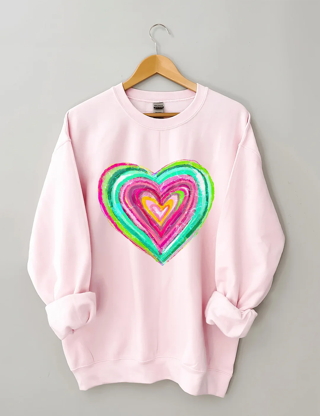 Valentines Day Colourful Love Sweatshirt