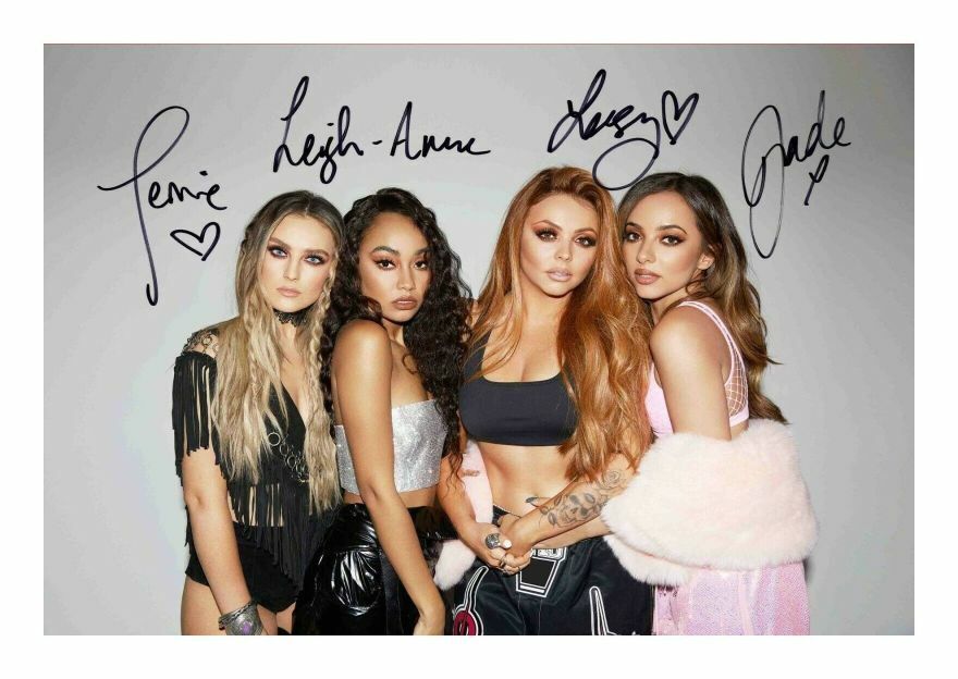 LITTLE MIX AUTOGRAPH SIGNED PP Photo Poster painting POSTER