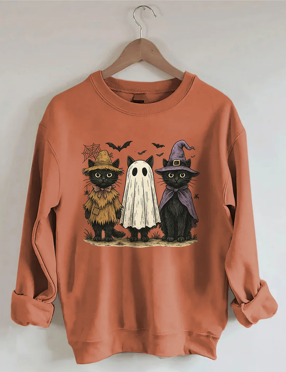  Halloween Cat Sweatshirt