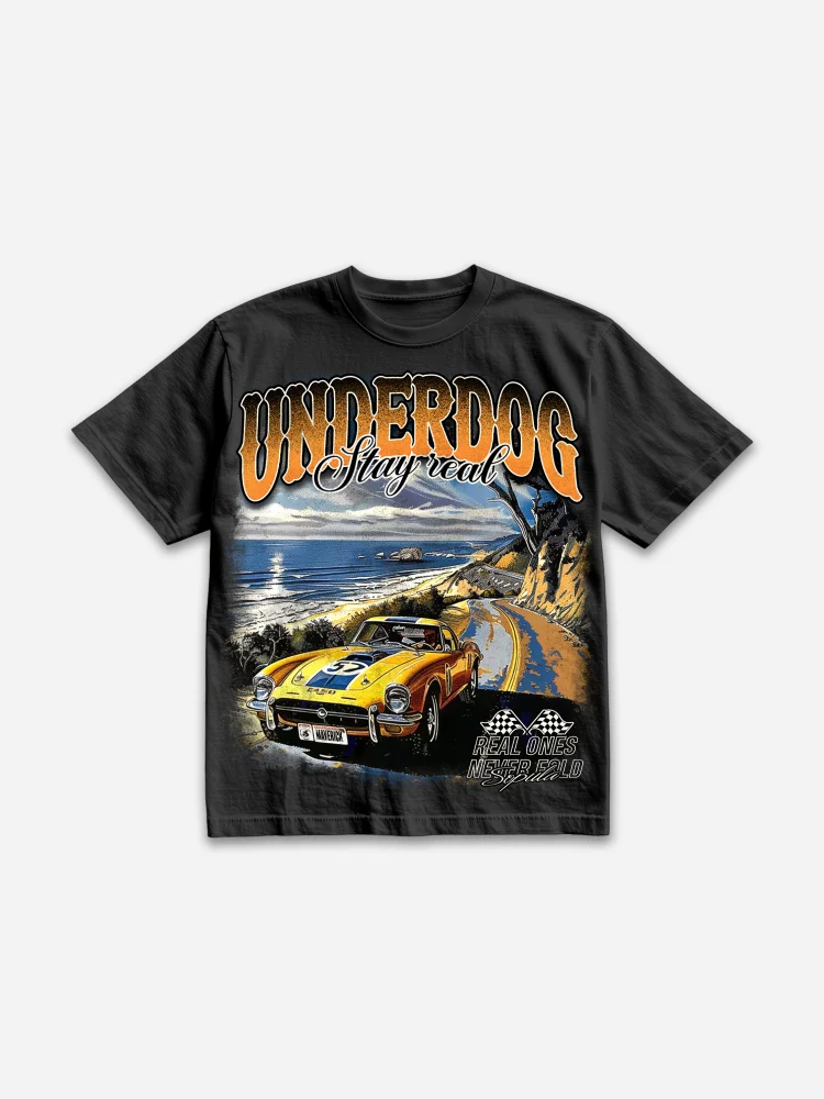 Underdog Old Vintage Racing Graphic Cotton T-shirt