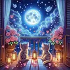 Diamond Painting-DIY Crystal Rhinestone Sweet Night