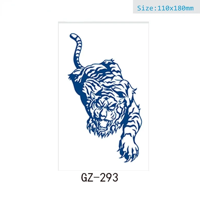 Net Red Herbal Juice Semi-permanent Waterproof Sweat-proof Tattoo Masking Scar Tattoo Sticker Herbal Juice Tattoo Sticker