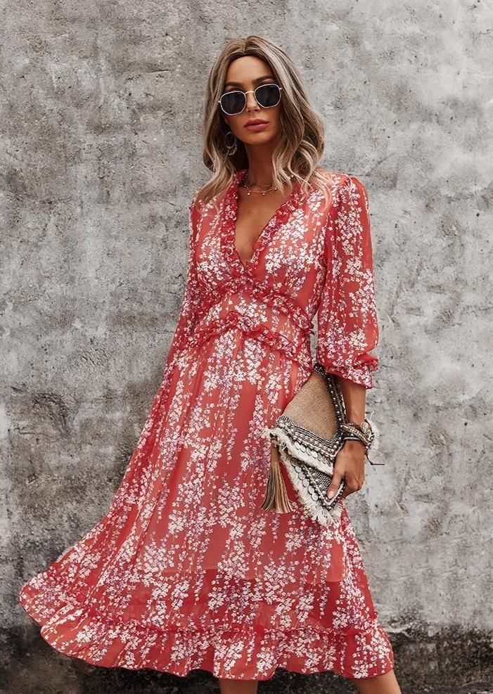 BOHO MAXI DRESS August Lemonade August Lemonade