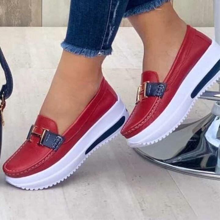 comfortable platform loafers