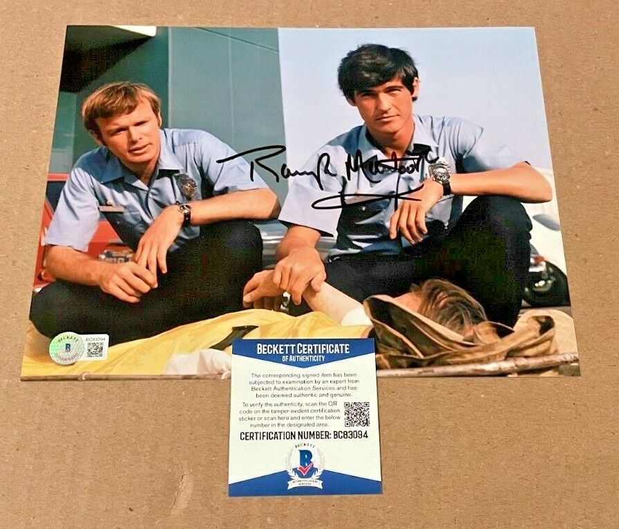 RANDOLPH MANTOOTH SIGNED EMERGENCY 8X10 Photo Poster painting BECKETT CERTIFIED