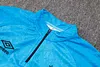 Joyfball 2024/2025 Gremio Half-Pull Training Suit Lake Blue Football Shirt 1:1 Thai Quality