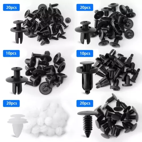 Dronehint Car Bumper Body Parts Rivet Molding Retainer Push Pin Clip Trim Assortments Kits (For: Acura) Parts