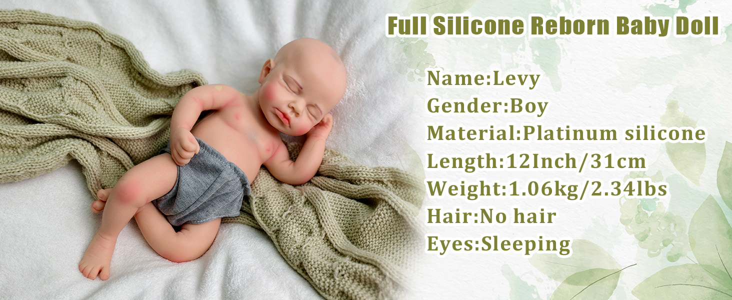 12INCH full silicone reborn baby