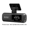 4K Dash Cam Car DVR 1.47In IPS Screen Front Rear Dual Lens Cam Built-In WiFi