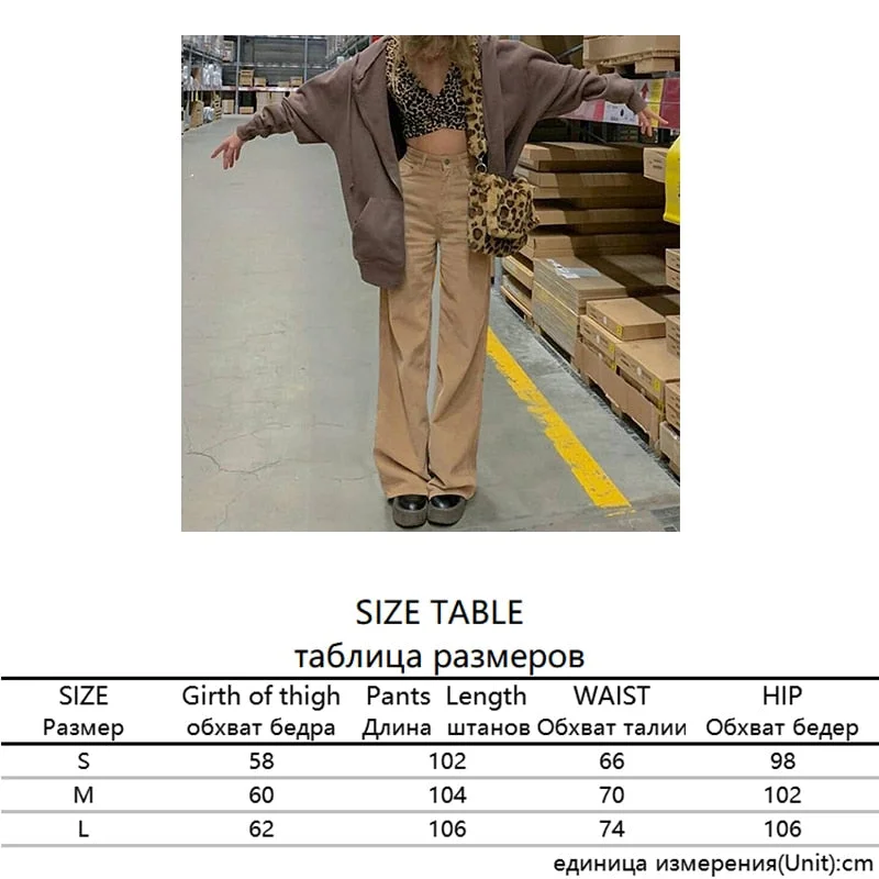 Rapcopter Brown Corduroy Pants Women Harajuku Cargo Pants Retro Trousers Autumn Winter Low Waisted Pant 90S Grunge Fairycore New