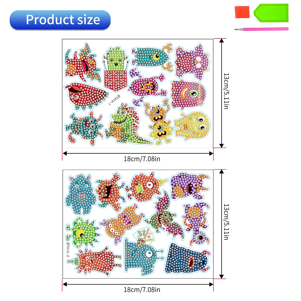 DIY Diamond Painting Kits Creative Diamond Stickers Gift for Kids