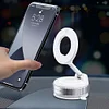 Magnetic Vacuum Car Mount Phone Holder 360 Rotatable Folding Navigation Holder
