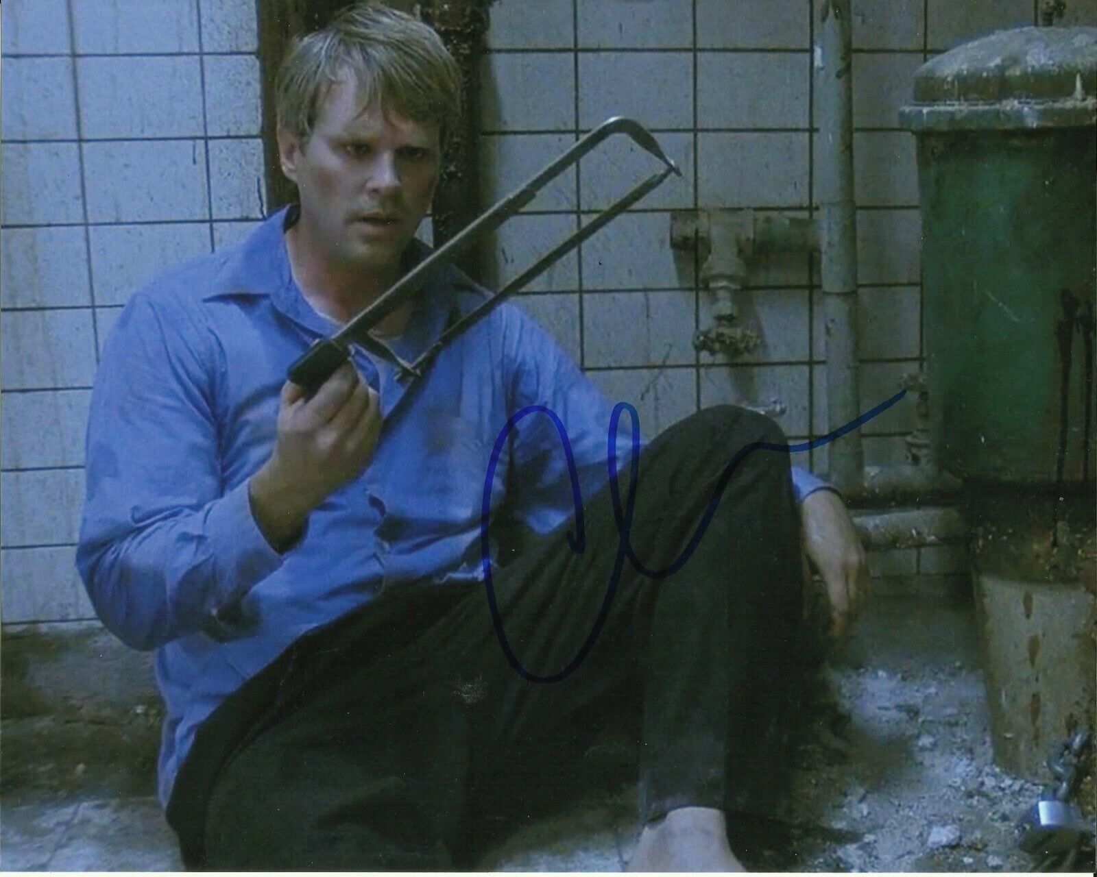 CARY ELWES SIGNED SAW Photo Poster painting UACC REG 242 (1)